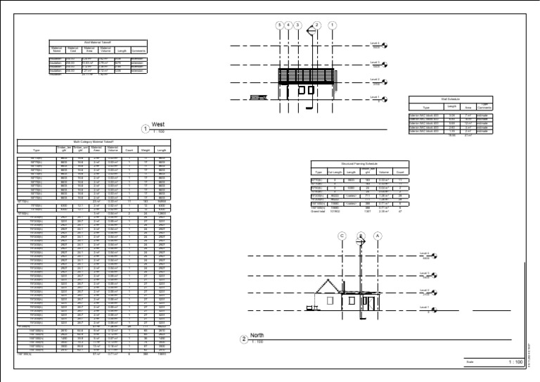 Structural Framing and Material Schedule | PDF