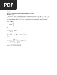 Solutions For Exercises in Fundamentals of Fluid Mechanics, 9th Edition by Munson, Young, and Okiishi