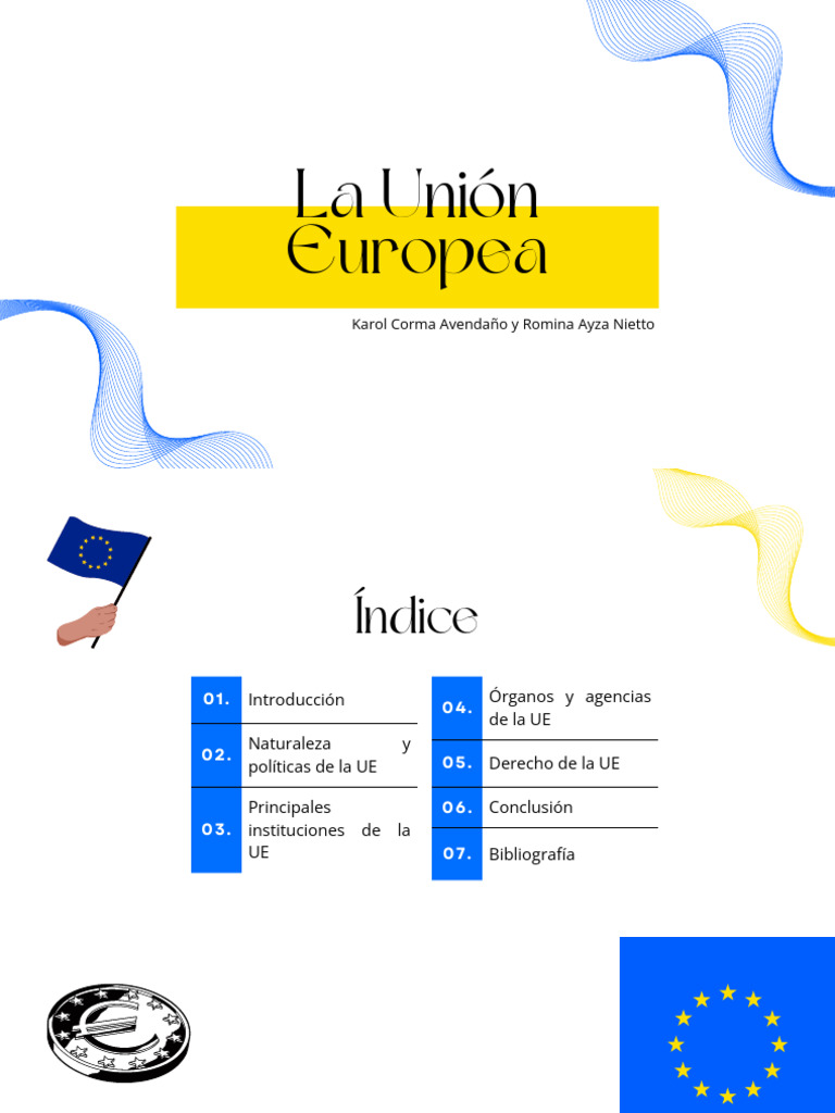 La Unión Europea GDJ Ejemplo Presentación | PDF | Banco central europeo ...