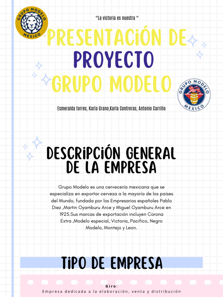 Proyecto Grupo Modelo | PDF
