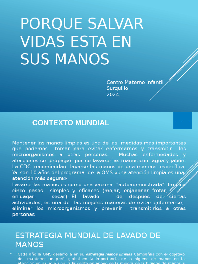 Higiene de Manos: Prevención Efectiva | PDF | Lavado de manos | Salud ...