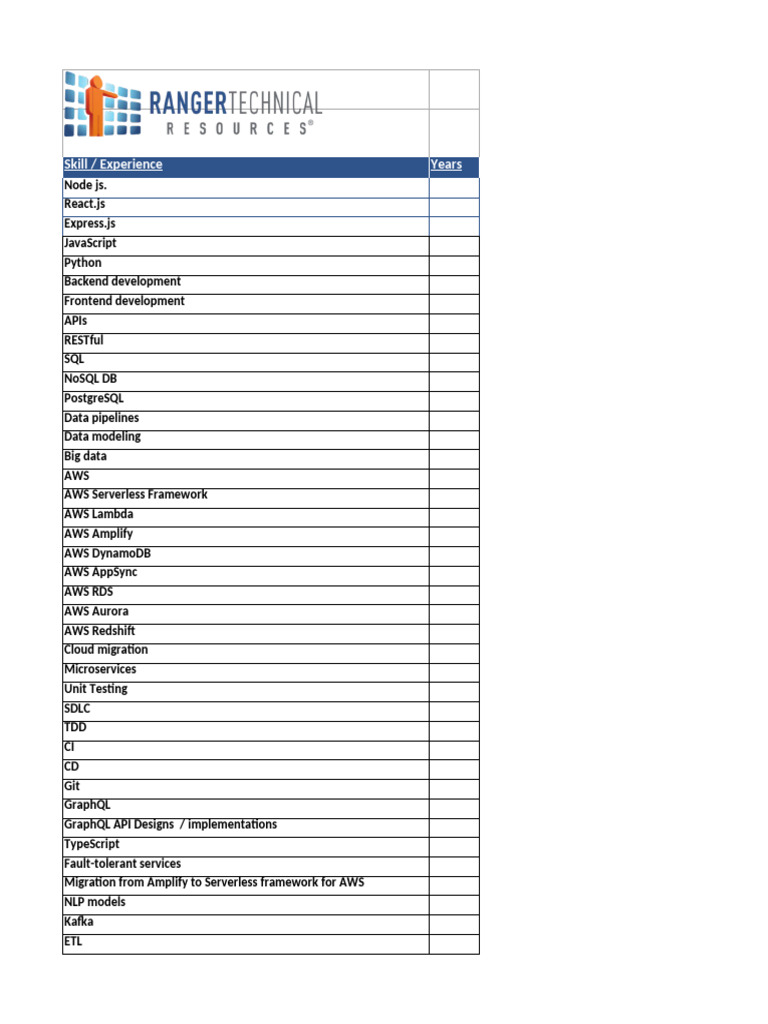 AWS Data Engineering and NLP Skills | PDF
