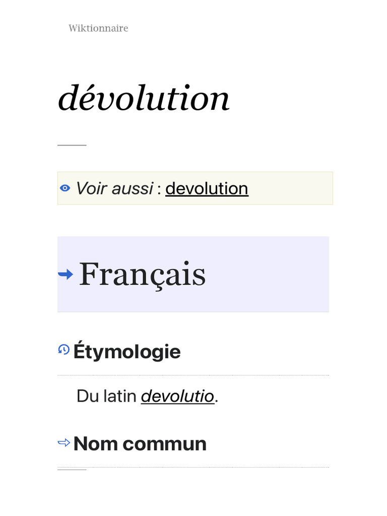 Définition de la dévolution | PDF | Langues | Études des langues étrangères