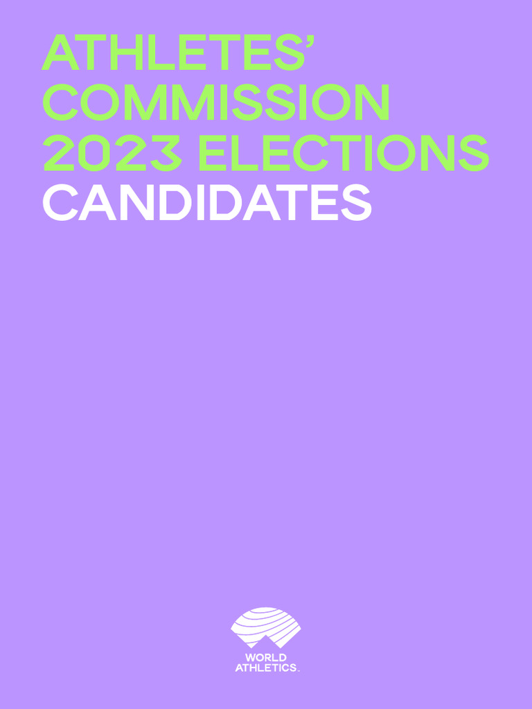 Athletes' Commission Elections - List of Candidate | PDF | Sports
