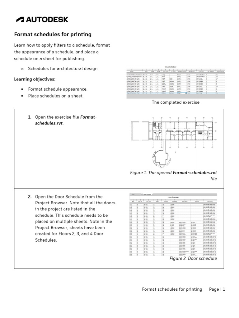 Format Architectural Door Schedules | PDF | Graphic Design