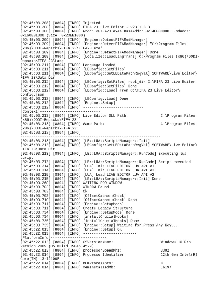 Log - 04 07 2024 | PDF | Software | Computing