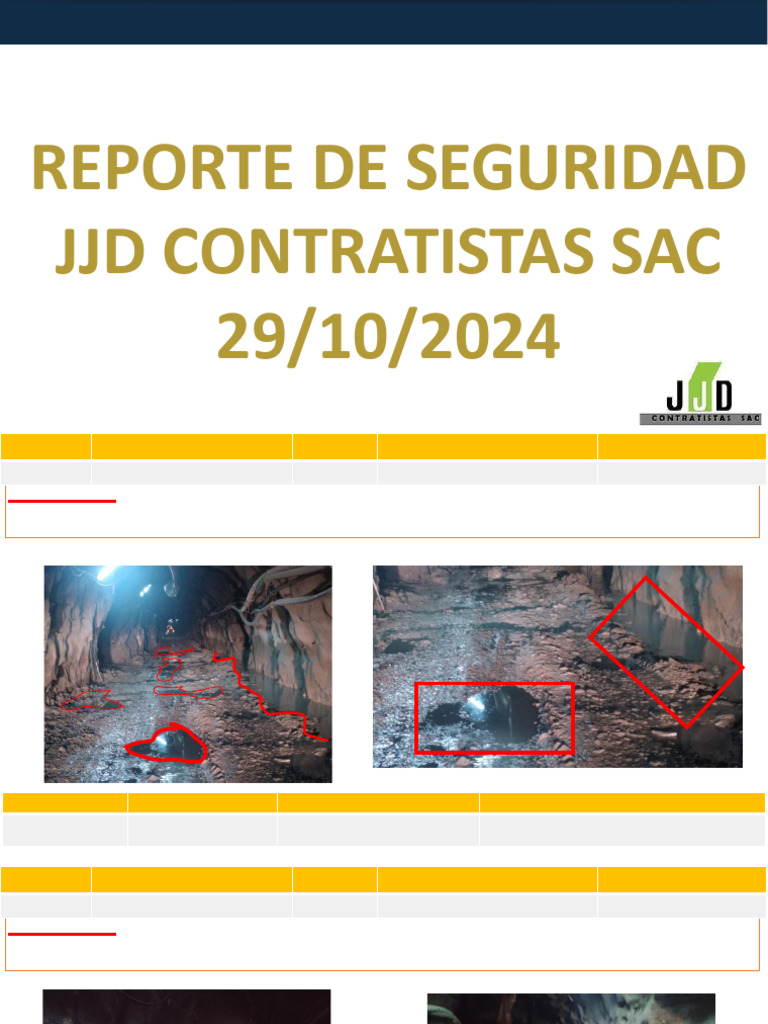 Informe de Seguridad JJD Contratistas SAC | PDF