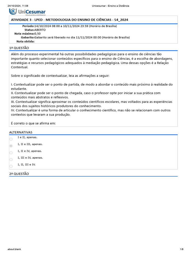 Metodologia no Ensino de Ciências | PDF | Pedagogia | Science