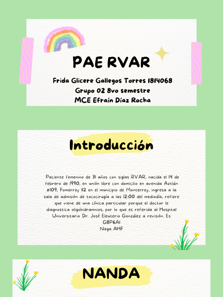 Atención Integral en Paciente RVAR | PDF | Conceptos psicologicos ...