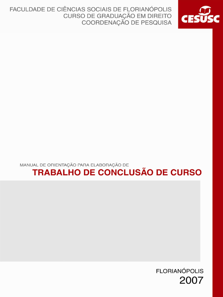 Manual de TCC: Normas e Metodologia | PDF | Citação | Abstract (resumo)