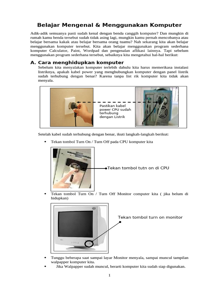 Modul Tik Kelas 3 Sd Pdf Karier Perkembangan Bisnis