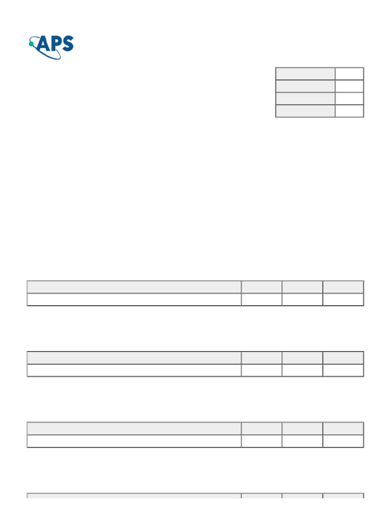 Order Confirmation for APS Memberships | PDF | Physics | Physical Sciences