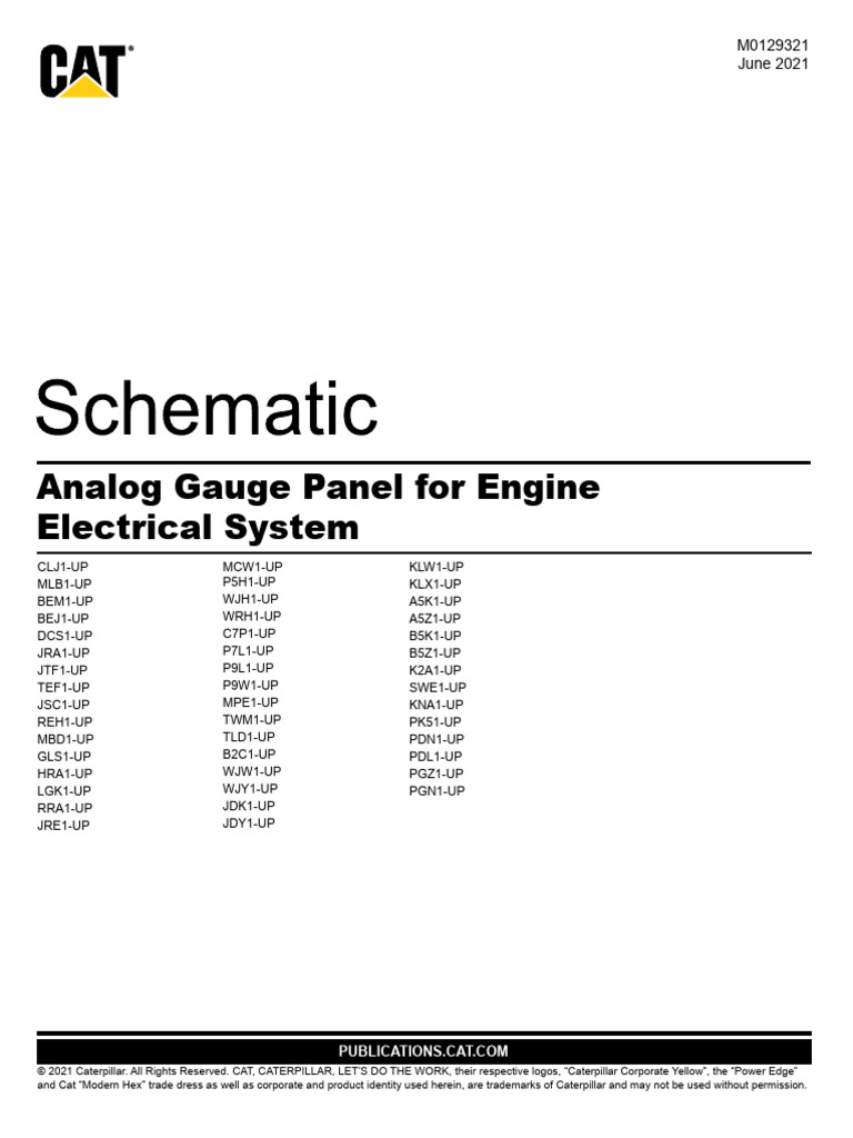 Engine Analog Gauge Panel Wiring Schematic | PDF | Electrical ...
