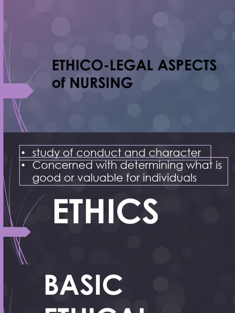 Nursing Ethics: Key Principles Explained | PDF | Manslaughter | Malice ...