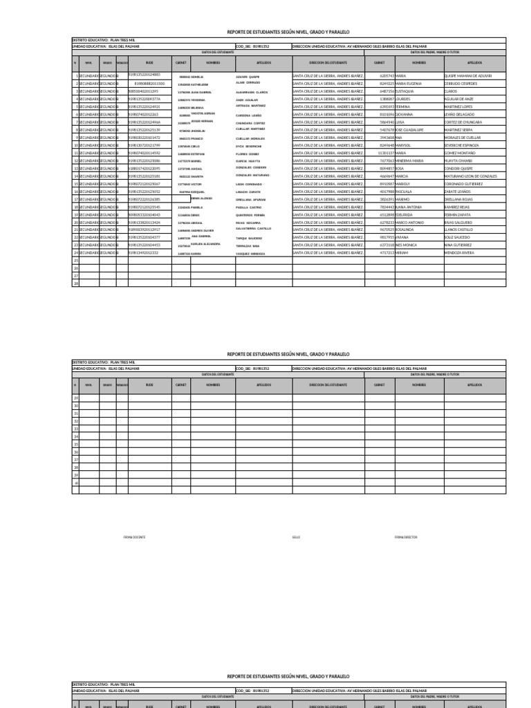 Formularios islas del palmar pdf