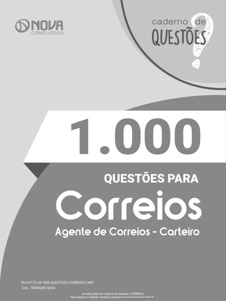 nv-lv172-24-1000-questoes-correios-cart-amostra-pdf-brasil