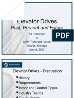 Elevator Drives - Past, Present and Future