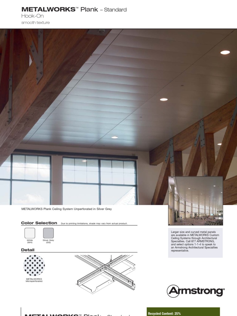 Plank Ceiling Info Metalworking Drywall