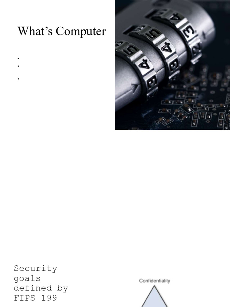 Security Goals, Attacks, Services, and Mechanisms | PDF | Security ...