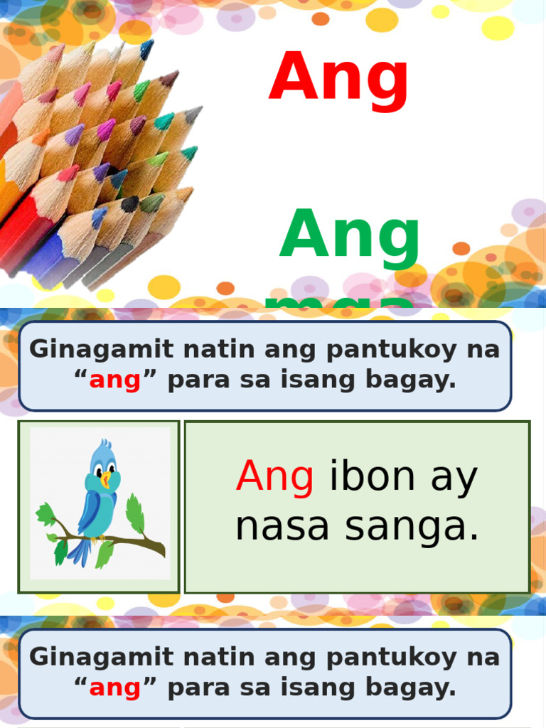 Ang-Ang Mga | PDF