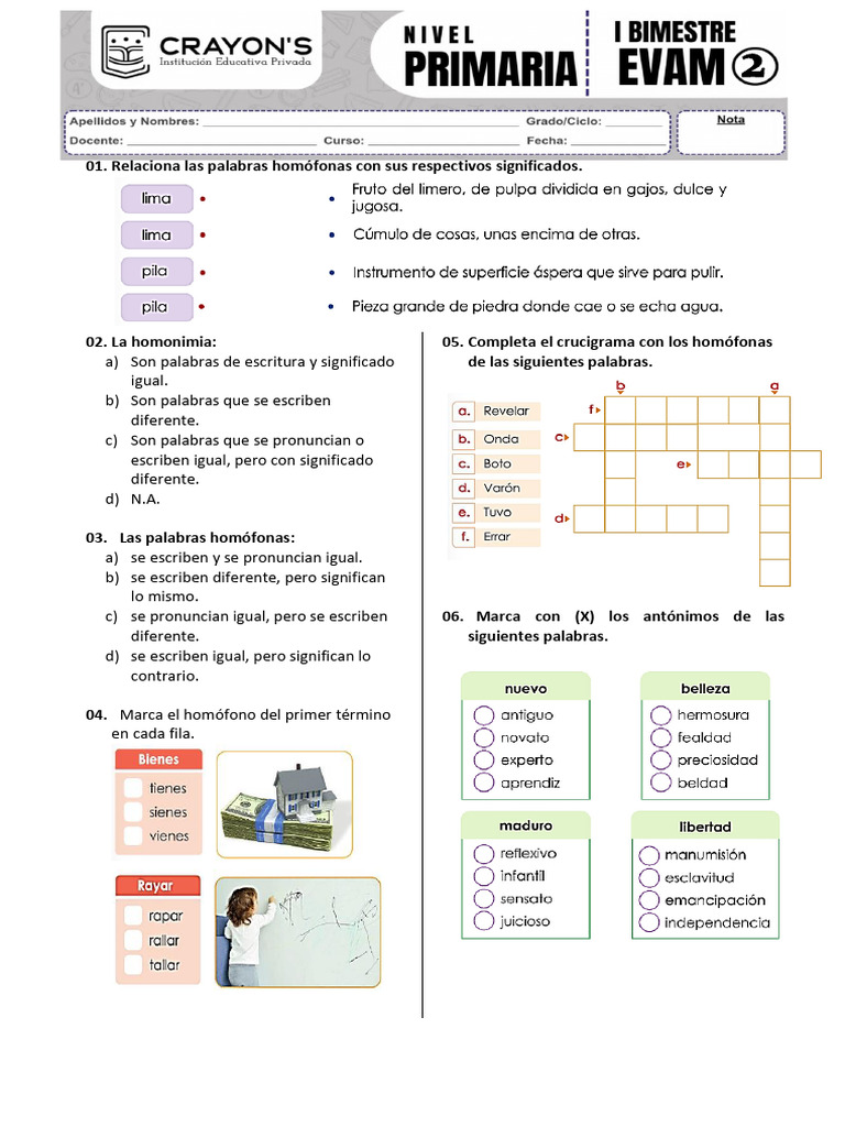 RV 5to | PDF | Artes del Lenguaje y Comunicación | Estudios de idiomas ...
