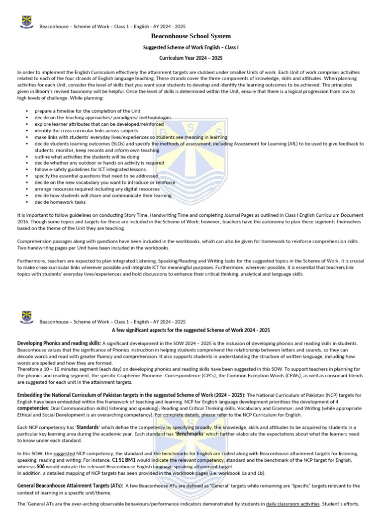 Lp English Class 1 Pdf Phonics Reading Comprehension