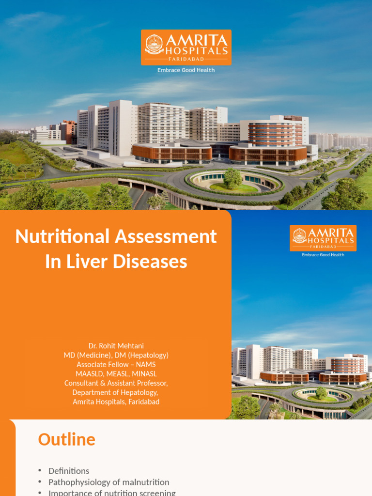 Nutritional Assessment in Liver Disease | PDF | Cirrhosis | Malnutrition