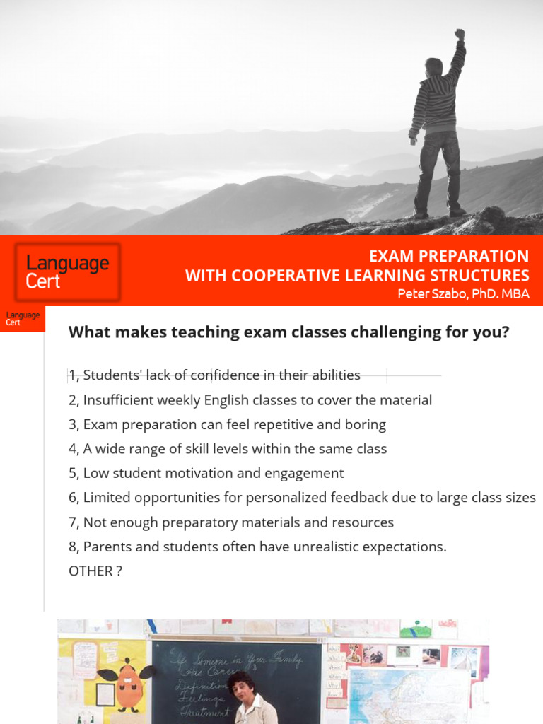 Exam Preparation With Cooperative Learning Structures | PDF | Human ...