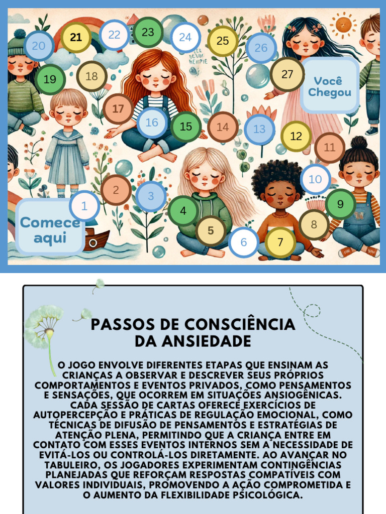 Jogo de Regulação Emocional para Crianças | PDF | Pensamento | Ansiedade