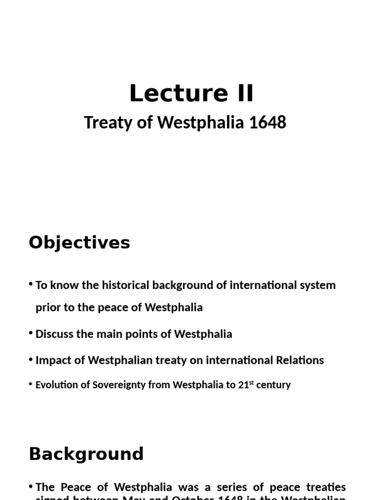 Westphalia Treaty: Sovereignty Evolution | PDF | Sovereignty | God In Islam