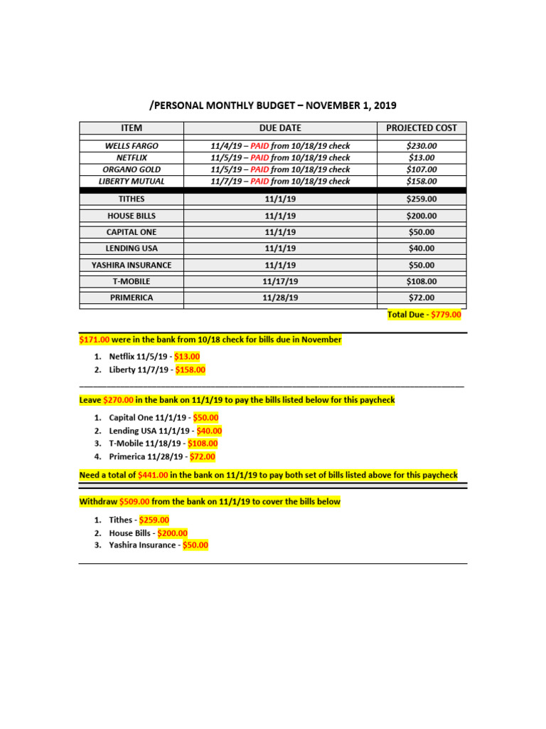 FINAL Check 1 - Tomorrow 11-1-19 | PDF
