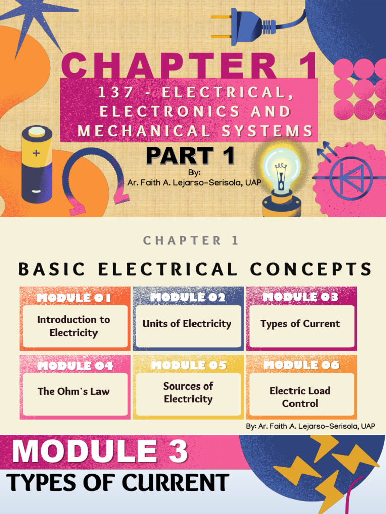 Arch+137 Chapter+1 Module+3 | PDF | Direct Current | Power Inverter