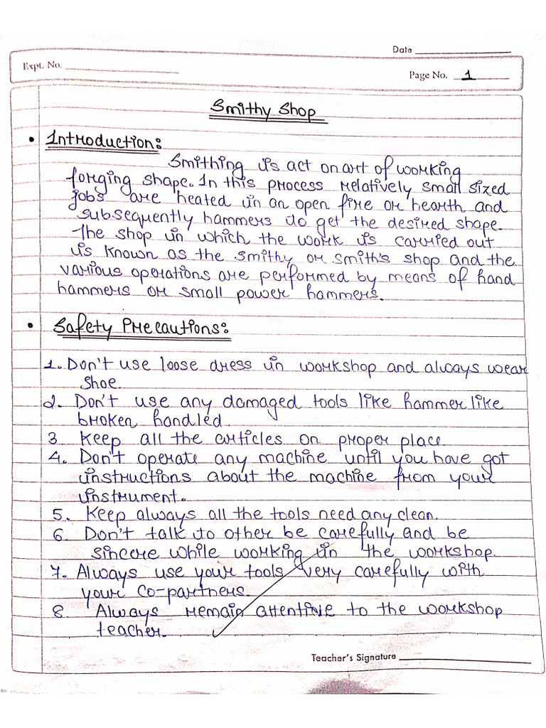 1 Smithy Shop | PDF