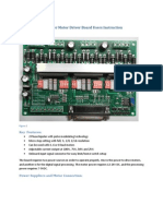 3axis TB6560 Stepper Motor Driver Board Users Instruction: Key Features