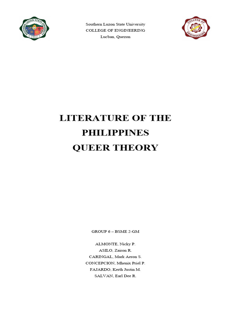 Understanding Queer Theory in Literature | PDF | LGBTQIA+ Studies ...
