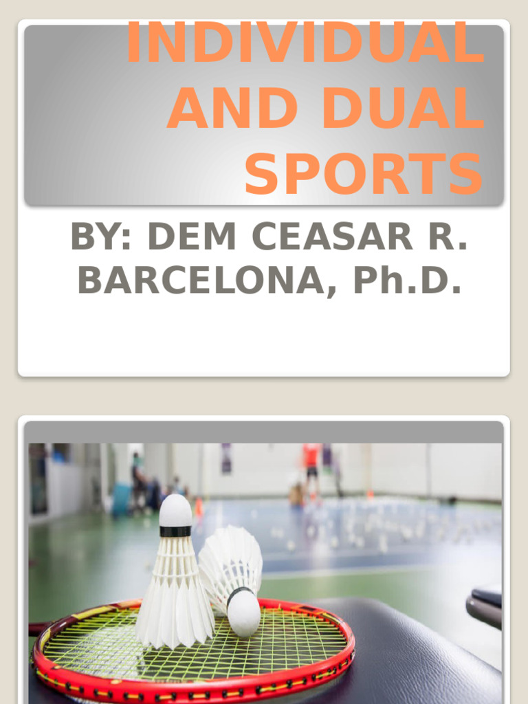 Overview of Individual and Dual Sports | PDF | Pool (Cue Sports) | Cue ...