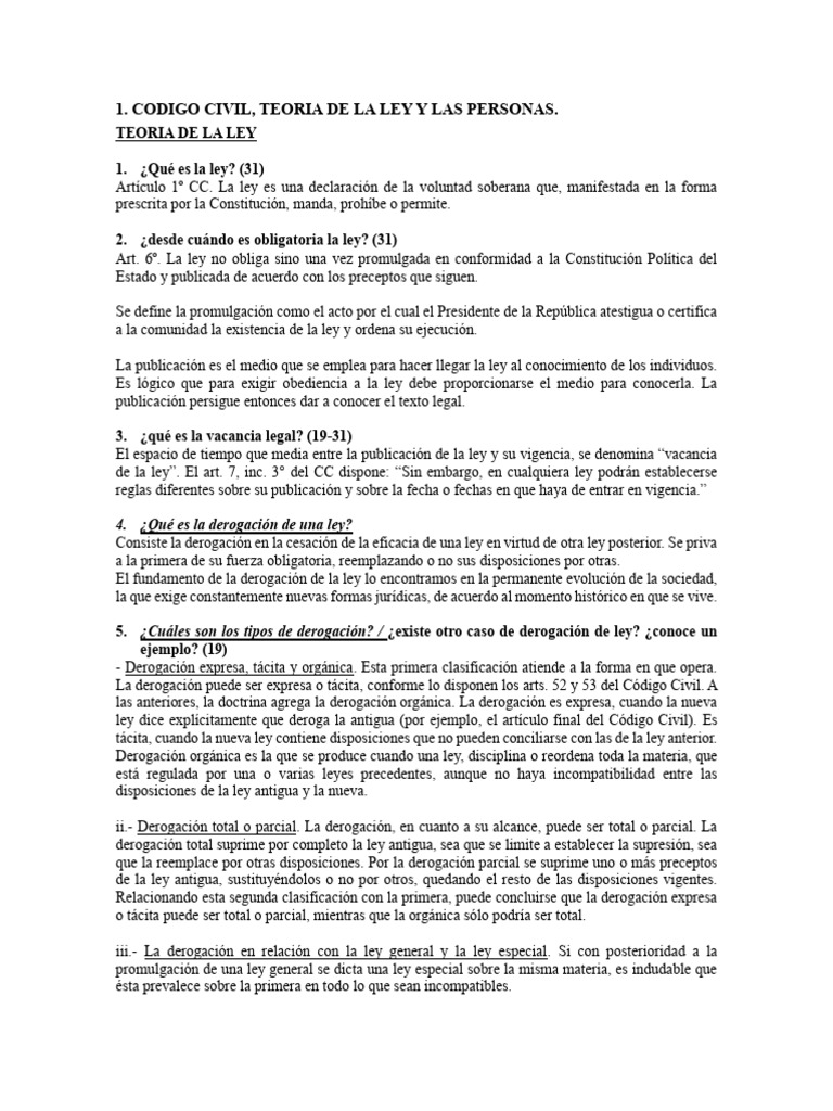 Teoria de La Ley y Las Personas LISTO | PDF | Bienes (Ley) | Derecho penal