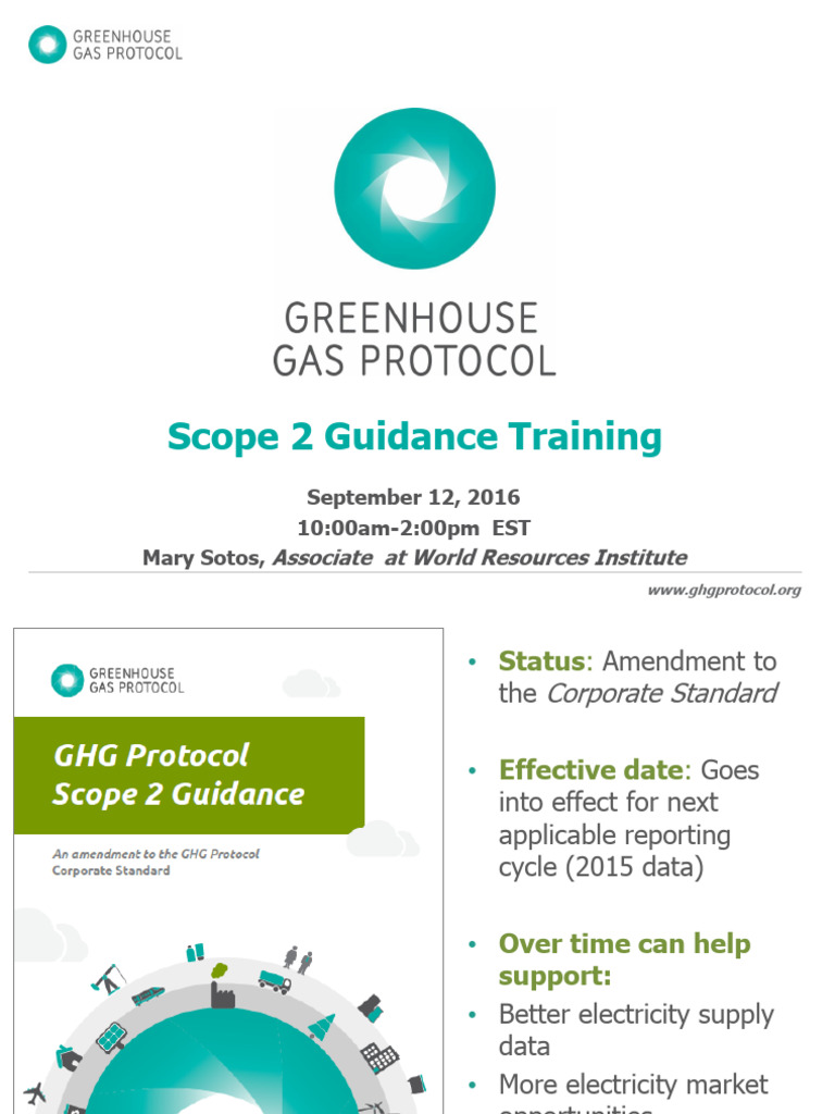 Scope 2 GHG Emissions Guidance Training | PDF | Climate Change