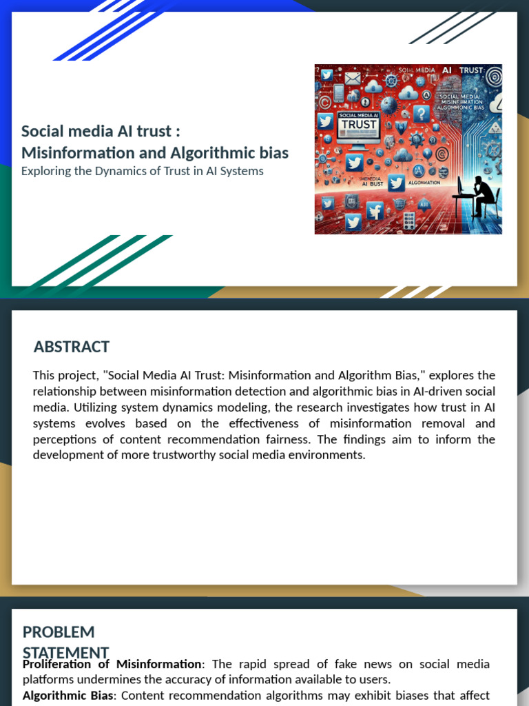 Trust in AI: Misinformation & Bias | PDF | Artificial Intelligence ...