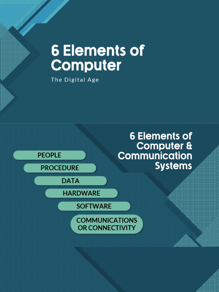 16 Key Elements of Computer Systems | PDF | Printer (Computing) | Image ...