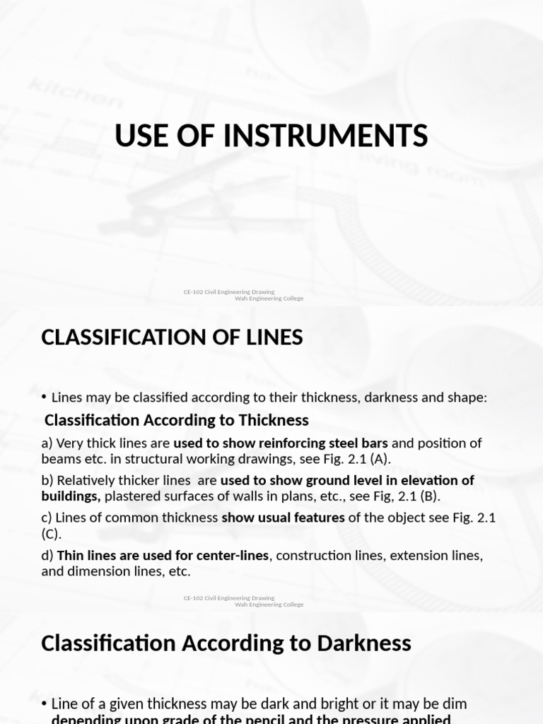 Civil Engineering Drawing Techniques | PDF