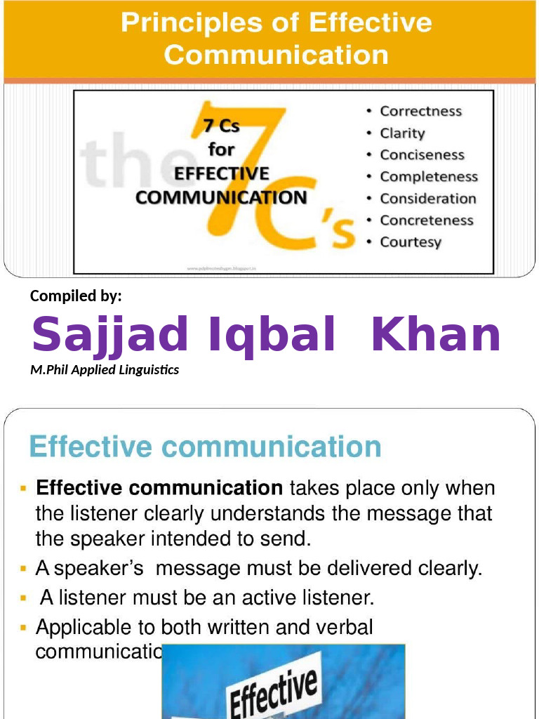 3- 7C's of Communication | PDF