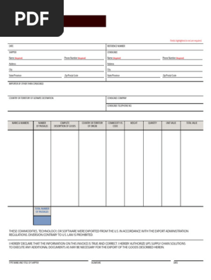 ups-commercial-invoice