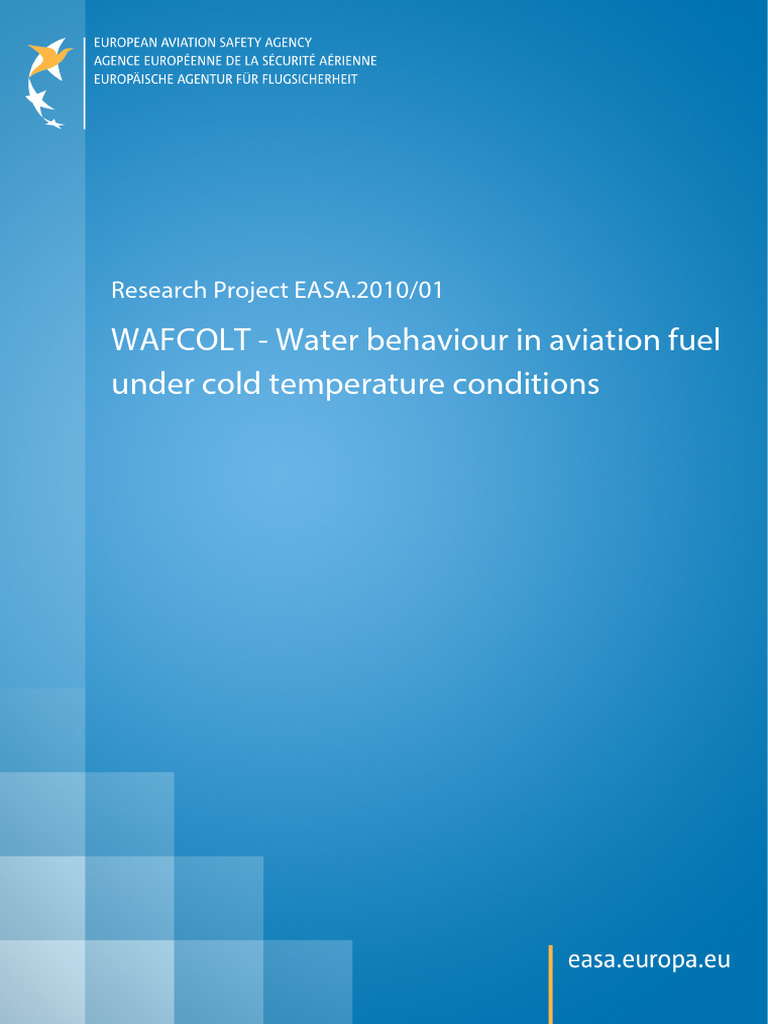 Water Behaviour in Aviation Fuel | PDF | Jet Fuel | Water