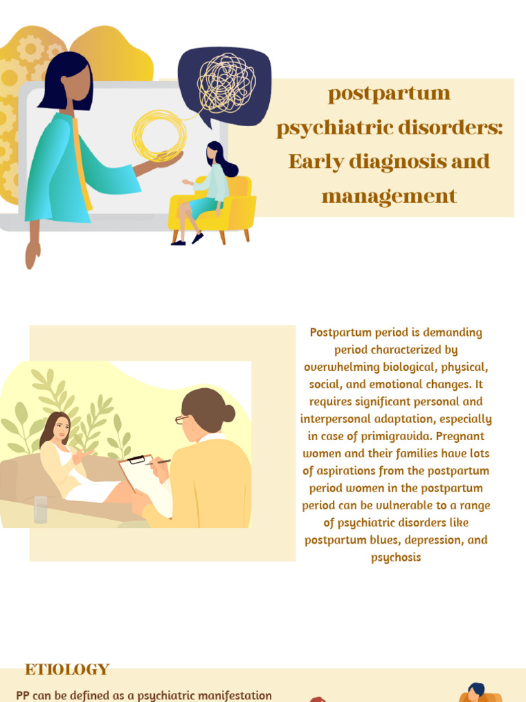 Postpartum Psychiatric Disorders Guide | PDF | Mental Disorder ...