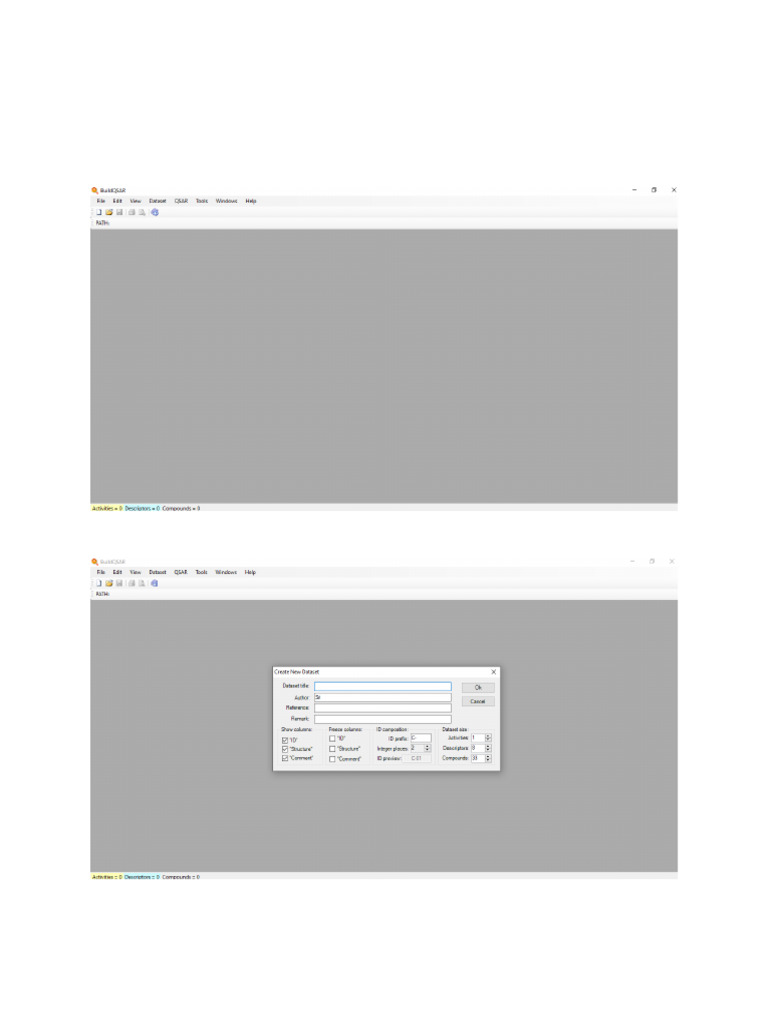 QSAR Analysis with BuildQSAR Guide | PDF | Computers