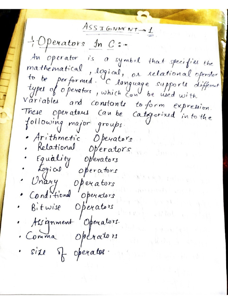 C Programming Assignment | PDF