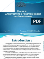 Architecture d'Un Ordinateur