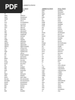 FORMATION DESCRIPTION ABBREVIATIONS (Petroleum and water) for geologists and engineers