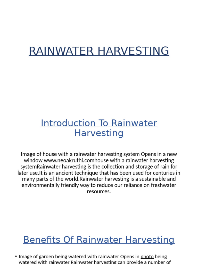 Picture of Rainwater Harvesting Guide | PDF